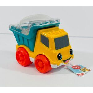 Fisher-Price Baby Dump Truck Toy With Rattle Dome & Rolling Wheels Ages 6 Months